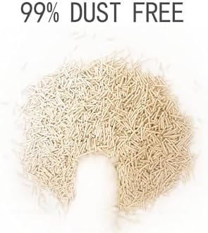 Lightweight Flushable Tofu Cat Litter, Quick Clumping, Odor Control, Low Dust, 3 Bags (18 LB)