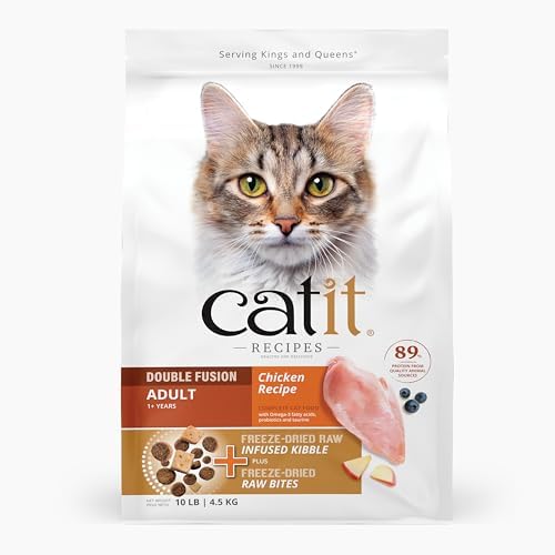 Catit Recipes Double Fusion Adult Cat Food - 10 lb