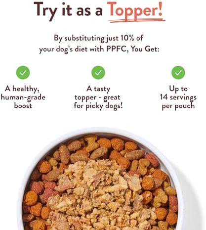 Portland Pet Food Company Fresh, Human Grade Dog Food Topper & Meal 5 Pack