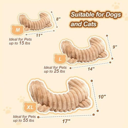 Dog Calming Pillow,Soft and Neck-Friendly,Washable Pet Neck Pillows,11"x8"