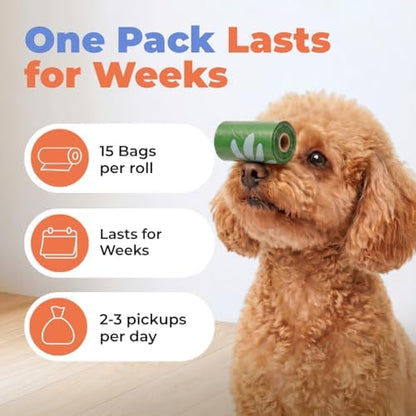 Best Pet Supplies GRS Poop Bags for Dogs - 600 Count, Green,