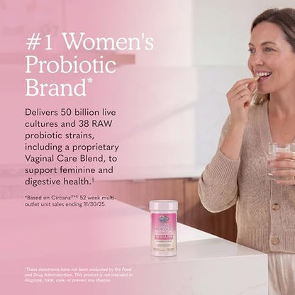 Garden of Life Raw Probiotics Vaginal Care, 50 Billion CFU, Shelf Stable
