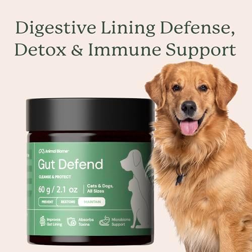 Animal Biome Gut Defend for Dogs & Cats, Gut Detox & Immune Support, 60g