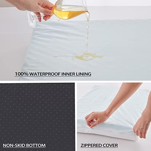 WATANIYA PET Medium Dog Beds for Medium Dogs, Memory Foam Dog Bed, Orthopedic Small Dog Bed with Washable Cover & Waterproof Liner, Plush Puppy Bed with Anti-Slip Bottom (29’’x 18’’)