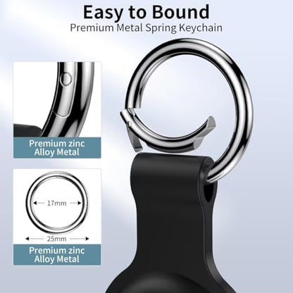 Compatible for AirTag Holder Keychain for Apple Air Tag 1st&2nd Generation