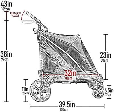 Pet Gear No-Zip Expedition Pet Stroller, Dark Lilac