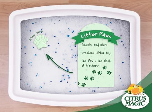 Citrus Magic Pet Odor Eliminator Litter Paws, Outdoor Fresh, 2 Pack