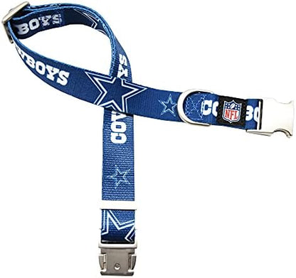 Littlearth NFL Detroit Lions Pet Premium Collar, Team Color, Small
