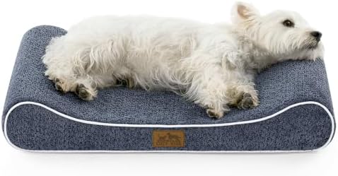 COZY KISS Orthopedic Dog Bed, for Small Dogs up to 35 lbs, 30x20x5in