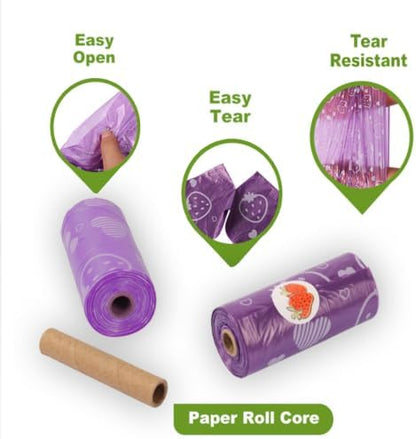 Dog Poop Bags with Dispenser Pet Waste Bags, 10 Rolls (150 Counts Total)