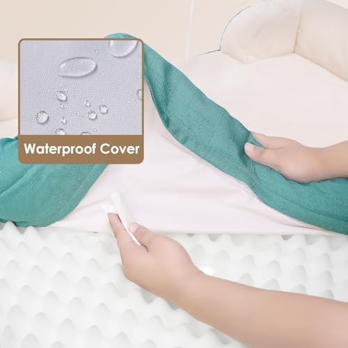 EHEYCIGA Orthopedic Dog Beds Large Sized Dog, Waterproof Washable Pet Bed
