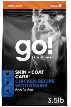 Go! Solutions Skin + Coat Care Chicken Dry Dog Food, 3.5 lb