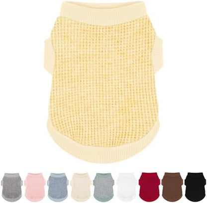 Cozy and Functional Dog Shirts for Small Puppies: Stretchable Ginger Attire with Easy-On Design, Ideal for Chihuahuas and Yorkies - Enhance Comfort and Playfulness on Chill Days X-Large
