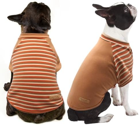 KYEESE 2Pack Dog Sweater with Sleeves Fleece Shirt for Small Dogs