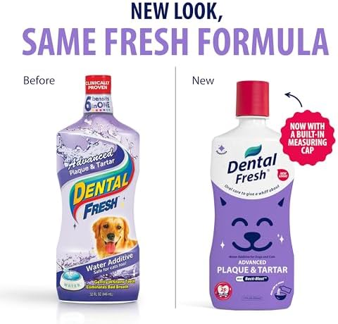 Dental Fresh Advanced Plaque & Tartar Support Water Additive, 32 fl oz