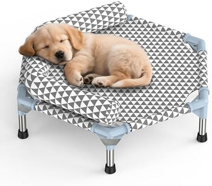 Kuntrust Orthopedic Dog Bed for Small Dogs，U-Shaped Bolster ，Up to 75 lbs