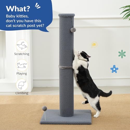 Cat Craft 41" Cat Scratching Post, Gray