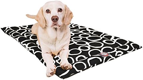 42" Fusion Black Crate Dog Bed Mat By Majestic Pet Products