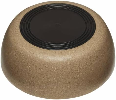 Loving Pets - Dolce Bamboo - Eco-Friendly Pet Bowls & Dishes for Dog, Cats, Puppy Food and Water Bowl -Sustainable and Dishwasher Safe, Made with Real Bamboo (Large, Coffee-Brown)