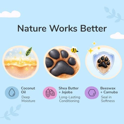 kin+kind USDA Organic Nose+Paw Balm Stick, Dogs & Cats, Lick Safe, 1.76 oz