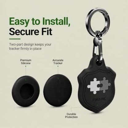 Dog Tracker with Apple Find My, GPS Pet Tracker for Dogs and Cats