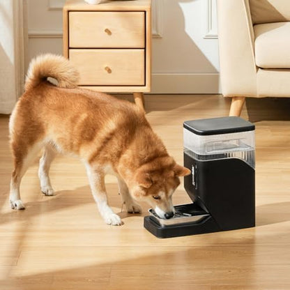 ZOMISIA 2.1 Gallon Gravity Dog Water Dispenser with Stainless Steel Bowl