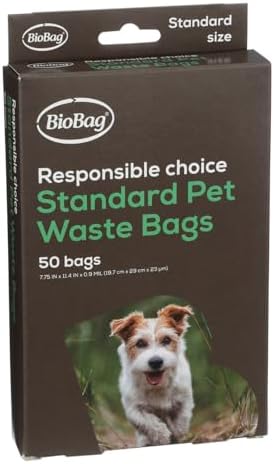 BioBag Black Responsible Pet Waste Bags-50 Count