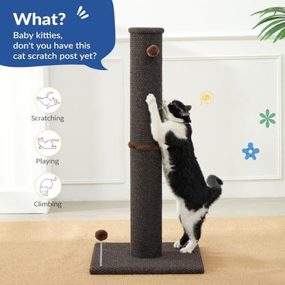 Cat Craft 41" Cat Scratching Post, Brown