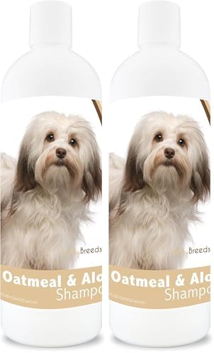Healthy Breeds Havanese Oatmeal Shampoo with Aloe 16 oz (Pack of 2)