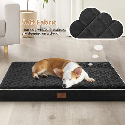 WNPETHOME Orthopedic Waterproof Large Sized Senior Dogs Bed for Comfy Sleep