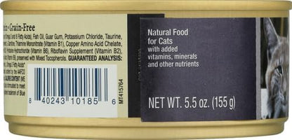 Blue Buffalo Wilderness High-Protein Grain-Free Wet Food for Adult Cats 7+,Chicken Recipe,5.5-oz.,24-Count,(Pack of 24)