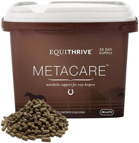 Equithrive MetaCare Pellets Horse Supplement, 3.3 lbs, 30 Day Supply