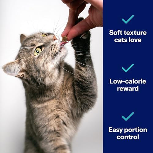 Covetrus Nutrisential Lean Treats for Cats - Soft Cat Treats for Small, Medium, Large Cats - Nutritional Low Fat Bite Size - Chicken Flavor - 6 Pack - 3.5oz