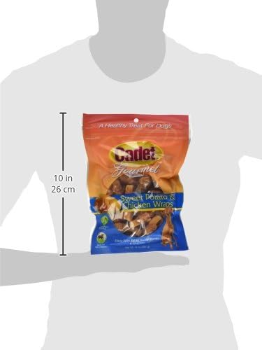 Cadet Gourmet Sweet Potato & Chicken Wraps Limited-Ingredient Dog Chews, Healthy and Natural Training Treats for Small and Large Dogs, 14 oz.