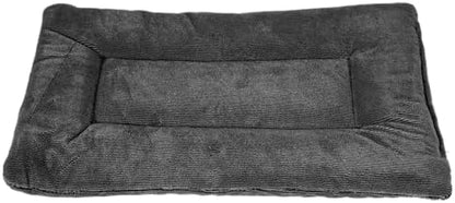 Petmate Aspen Pet Rectangular Kennel Mat, Dark Gray, for 19in Crates