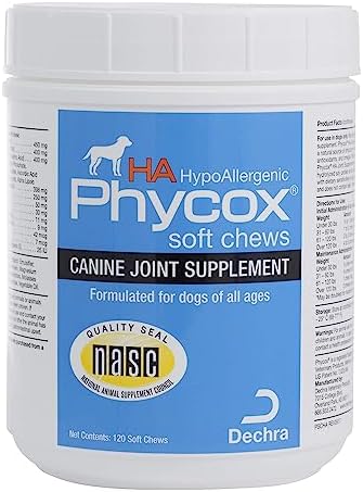 HA Hypoallergenic Dog Joint Supplement Soft Chews, 120 Ct
