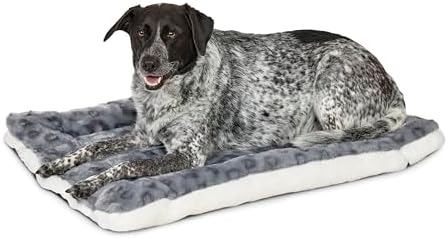 MidWest Homes for Pets Reversible Pet Bed; Machine Washable; Great for Intermediate Dog Breeds; Spotted Gray; 36"; 40236-FVGYS