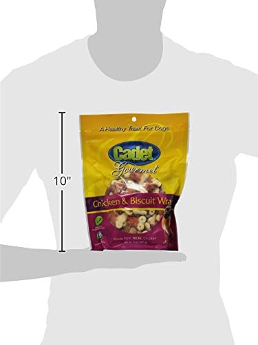 Cadet Gourmet Chicken Wrapped Biscuits Dog Treats, 14 oz