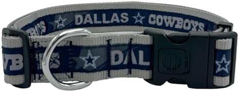 Pets First NFL Dallas Cowboys Licensed PET COLLAR, Extra Large - Heavy-Duty, Strong, and Durable Dog Collar. Available in 31 Football Teams and 4 Sizes
