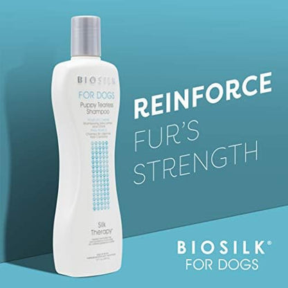 BioSilk for Dogs Puppy Tearless Shampoo, 12 Fl Oz