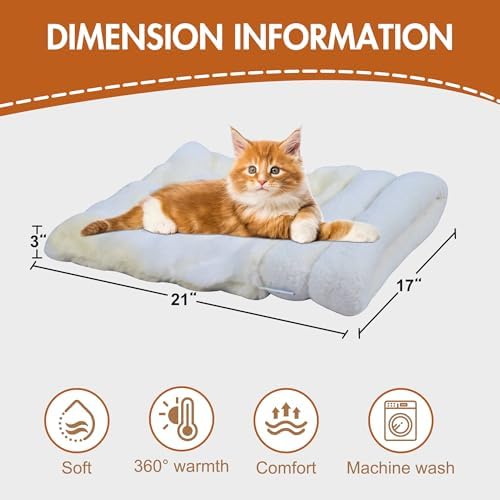 3 in 1 Semi-Enclosed Self Warming Burrow Cat Bed Sleeping Cave
