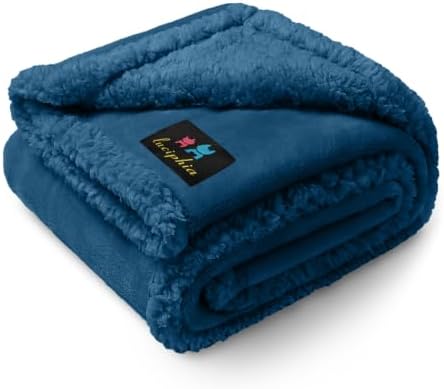 Luciphia Waterproof Blanket for Large Dog, Reversible Sherpa Couch Cover