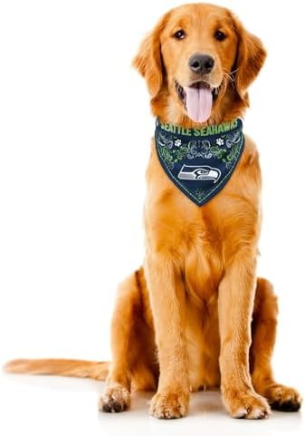 Littlearth NFL Reversible Pet Bandana - Officially Licensed Teams, Sizes XS to XL