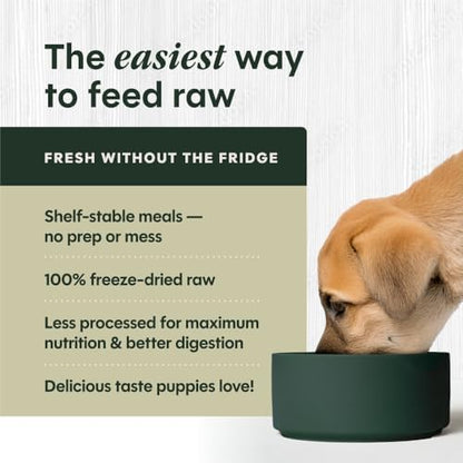 Instinct Puppy Freeze-Dried Meals, FreshDried Bites, Natural Dog Food, Grain-Free - Cage-Free Chicken, 25 oz. Bag
