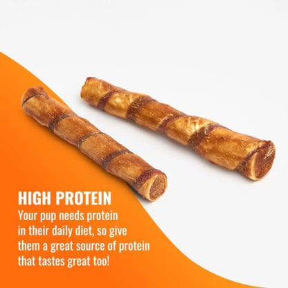 GOOD 'N' FUN SteakSational Twist High Protein Treat for Large Dog, 4 Count