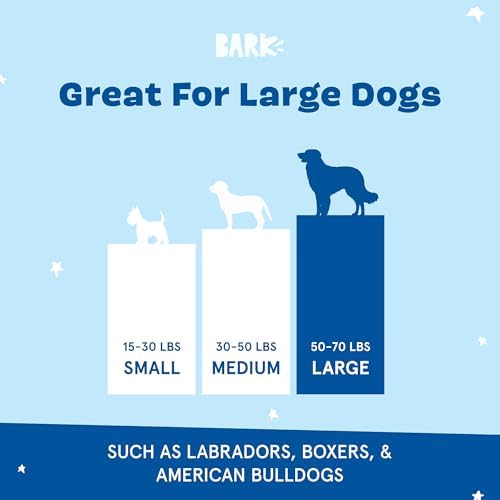 BARKBOX Dog Bathrobe - for Dogs - Large