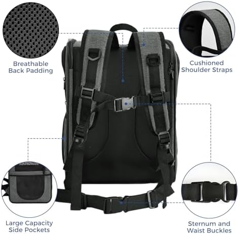 Apollo Walker Cat Carrier Backpack for Small Dogs and Cats Up to 18 lb