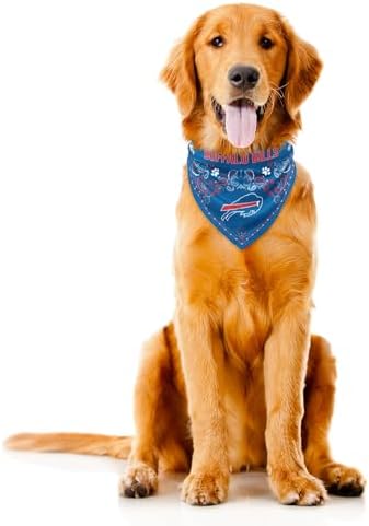 Littlearth NFL Reversible Pet Bandana - Officially Licensed Teams, Sizes XS to XL