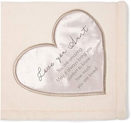 Pavilion Gift Company 19505 Comfort Blanket - Love You Aunt Thick Warm 320 GSM Royal Plush Throw Blanket
