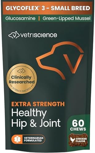 VetriScience Extra Strength Healthy Hip & Joint, Small Dog, Chicken, 60ct
